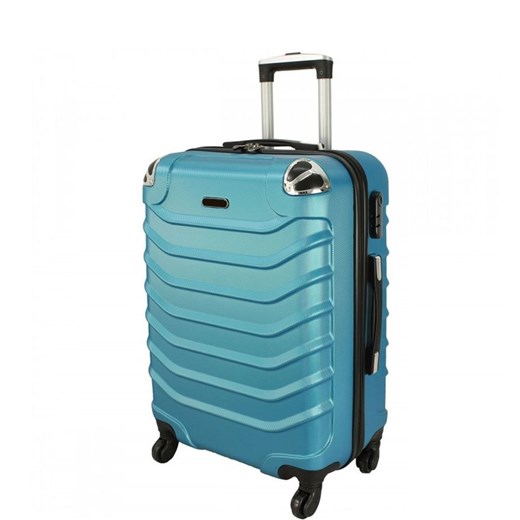 Średnia walizka PELLUCCI RGL 730 M Metaliczno Niebieska Pellucci Bagażownia.pl wyprzedaż