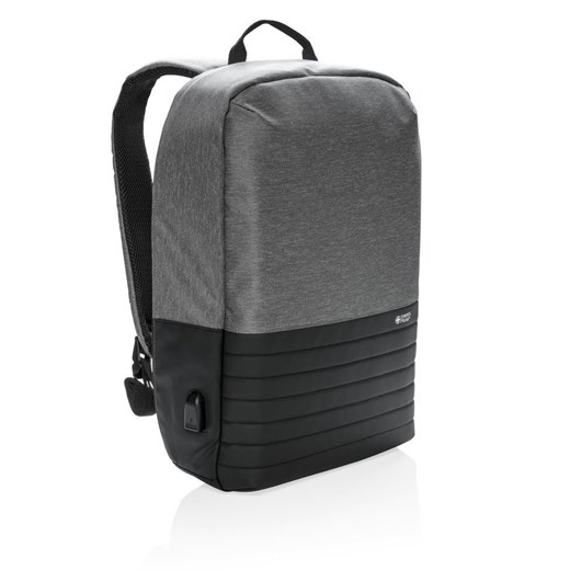 Plecak na laptopa 15", antykradzieżowy, RFID Swiss Peak Szary Swiss Peak okazyjna cena Bagażownia.pl
