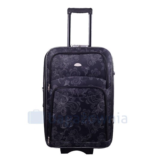 Mała kabinowa walizka PELLUCCI RGL 773 S Czarno Biała Pellucci okazyjna cena Bagażownia.pl