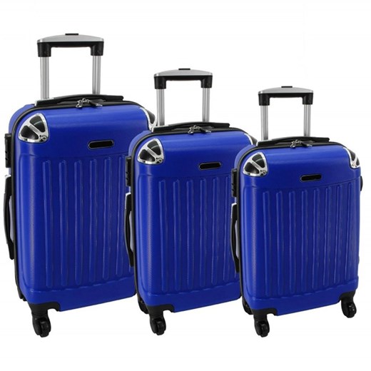 Zestaw 3 walizek PELLUCCI RGL 735 Niebieskie Pellucci promocja Bagażownia.pl