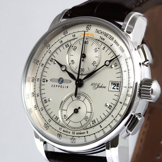 Zegarek Zeppelin 100 Jahre 8670-1 Quarz Srebrny Zeppelin Bagażownia.pl wyprzedaż