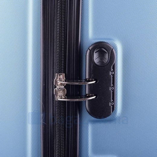 Bardzo mała kabinowa walizka KEMER WINGS AT01 XS Metaliczny Niebieski Kemer wyprzedaż Bagażownia.pl