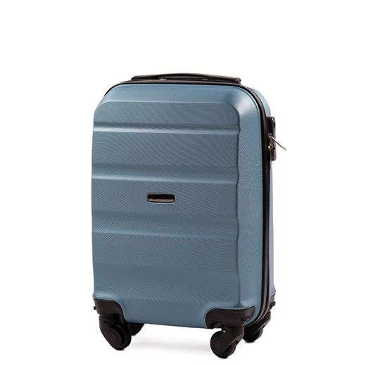 Bardzo mała kabinowa walizka KEMER WINGS AT01 XS Metaliczny Niebieski Kemer Bagażownia.pl wyprzedaż