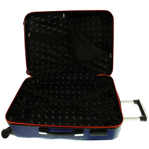Mała kabinowa walizka PELLUCCI RGL 663 S Czarno Czerwona Pellucci okazja Bagażownia.pl