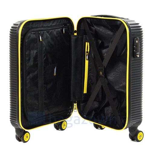 Mała kabinowa walizka NATIONAL GEOGRAPHIC Abroad Czarna National Geographic okazja Bagażownia.pl
