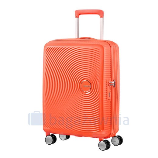 Mała walizka kabinowa SAMSONITE AT SOUNDBOX 88472 Brzoskwiniowa okazyjna cena Bagażownia.pl