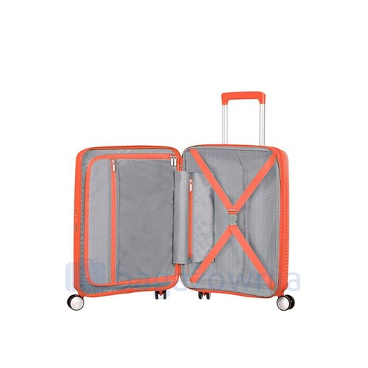 Mała walizka kabinowa SAMSONITE AT SOUNDBOX 88472 Brzoskwiniowa promocyjna cena Bagażownia.pl