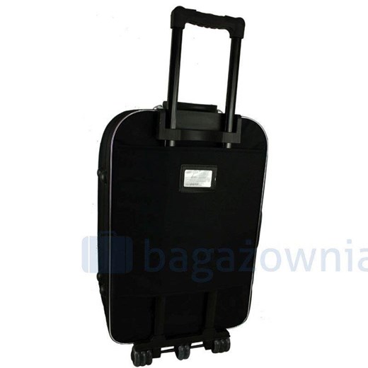 Mała kabinowa walizka PELLUCCI RGL 301 S Czarno Czerwona Pellucci okazja Bagażownia.pl
