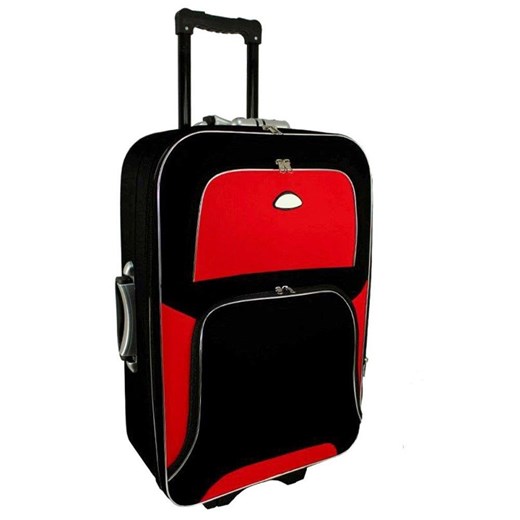 Mała kabinowa walizka PELLUCCI RGL 301 S Czarno Czerwona Pellucci wyprzedaż Bagażownia.pl