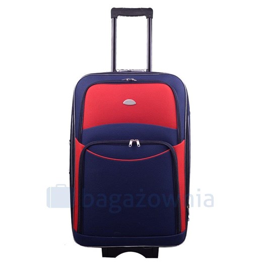 Mała kabinowa walizka PELLUCCI RGL 773 S Granatowo Czerwona Pellucci wyprzedaż Bagażownia.pl