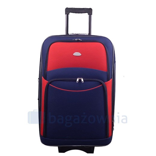 Mała kabinowa walizka PELLUCCI RGL 773 S Granatowo Czerwona Pellucci Bagażownia.pl okazja