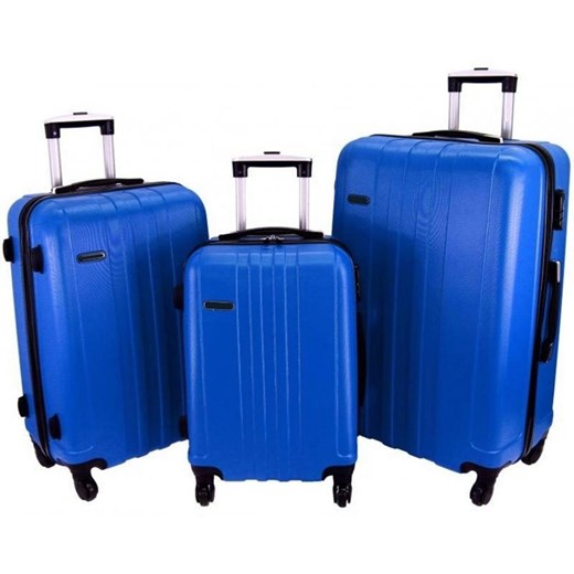 Zestaw 3 walizek PELLUCCI RGL 740 Niebieskie Pellucci Bagażownia.pl okazja