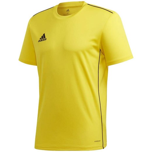 Koszulka męska adidas Core 18 Training Jersey żółta FS1905 Bagażownia.pl okazyjna cena