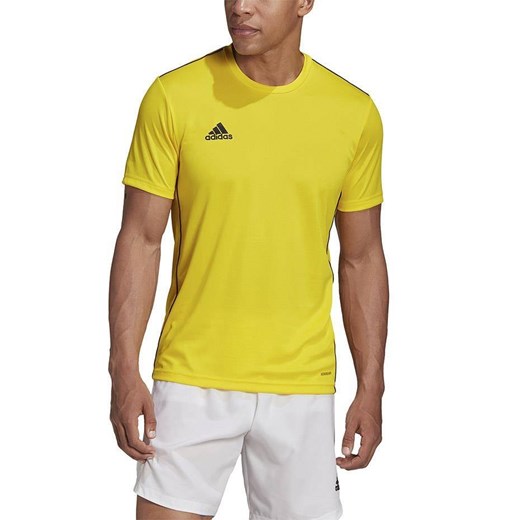 Koszulka męska adidas Core 18 Training Jersey żółta FS1905 wyprzedaż Bagażownia.pl