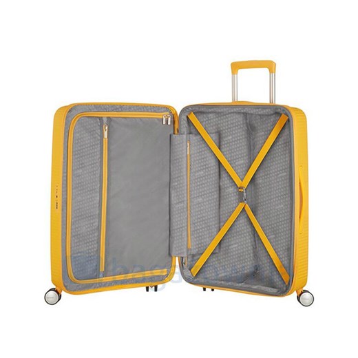 Duża walizka SAMSONITE AT SOUNDBOX 88474 Żółta Bagażownia.pl promocja