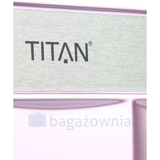 Kufer twardy TITAN Spotlight Flash Różowy Titan promocja Bagażownia.pl