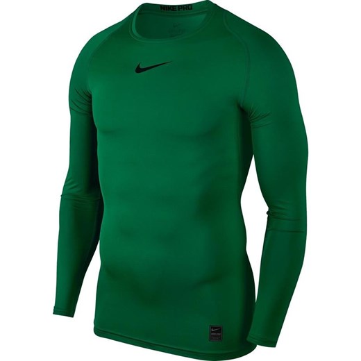 Koszulka męska Nike Pro Top Compression LS 838077 302 Zielona Nike okazja Bagażownia.pl