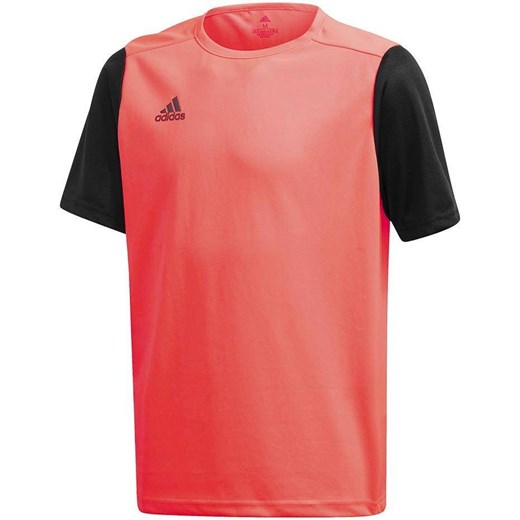 Koszulka dla dzieci adidas Estro 19 Jersey JUNIOR czerwono-czarna FR7118/FT6680 Bagażownia.pl