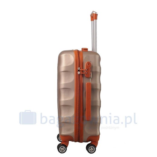 Mała walizka KEMER RGL EXCLUSIVE 6881 S Złoto brązowa Kemer Bagażownia.pl okazyjna cena