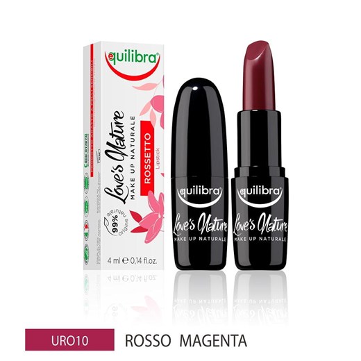 Love's Nature Lipstick pomadka do ust 10 Red Magenta 4ml Equilibra 4 ml perfumgo.pl