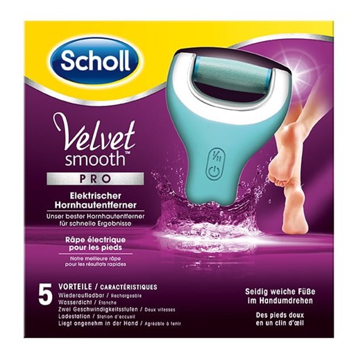 Velvet Smooth pilnik do stóp elektryczny na mokro Scholl perfumgo.pl