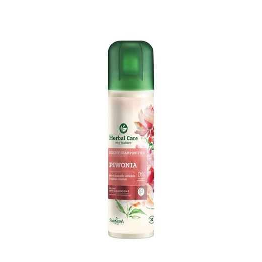 Herbal Care Dry Shampoo 2 in1 suchy szampon do włosów Piwonia 180ml Farmona 180 ml perfumgo.pl