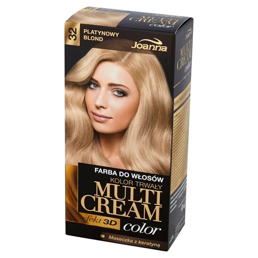 Multi Cream Color farba do włosów 32 Platynowy Blond Joanna 1 sztuka perfumgo.pl