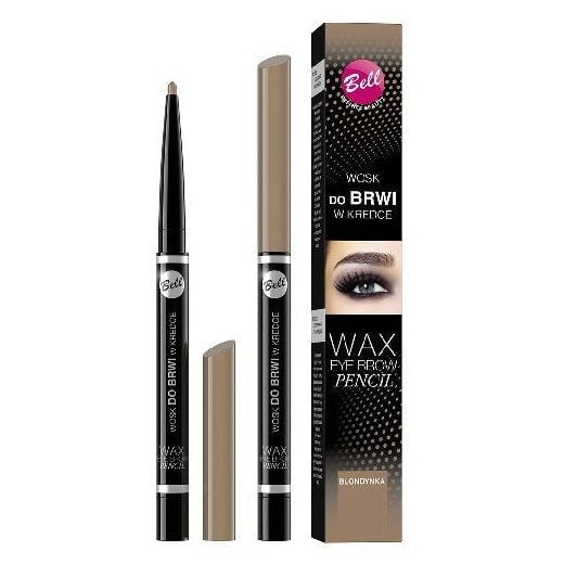 Wax Eyebrow Pencil wosk do brwi w kredce 01 Blondynka 12ml Bell 12 ml perfumgo.pl