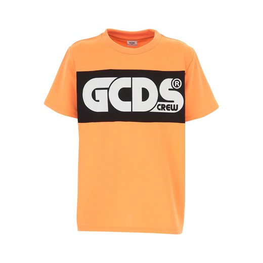 GCDS Koszulka Dziecięca dla Chłopców, pomarańczowy, Poliester, 2021, 10Y 12Y 14Y 4Y 6Y Gcds 12Y RAFFAELLO NETWORK