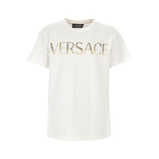 Bluzka dziewczęca Versace z elastanu 