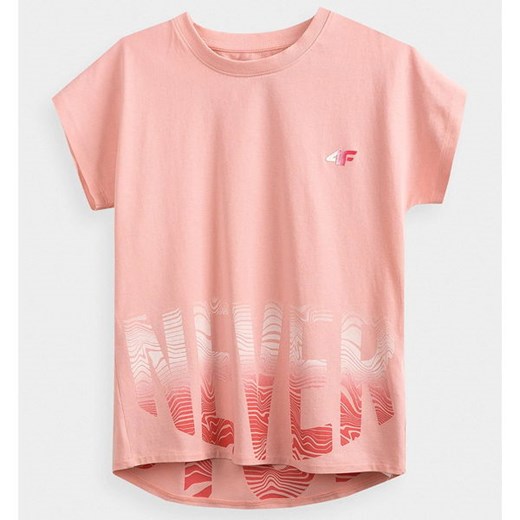 Różowa bluzka dziewczęca 4F 
