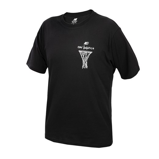 T-shirt męski New Balance z krótkim rękawem z nadrukami 