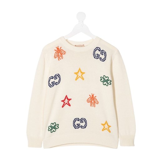 Sweter chłopięcy Gucci w nadruki