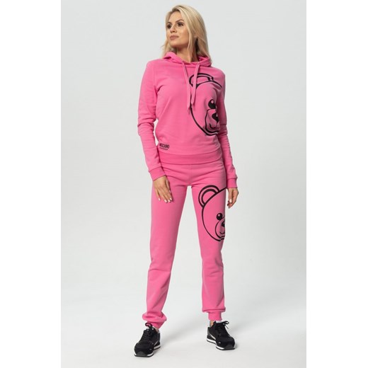 MOSCHINO UNDERWEAR - różowe spodnie dresowe damskie Moschino M outfit.pl
