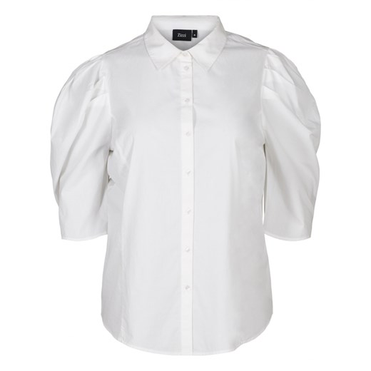 ZIZZI BIAŁA KLASYCZNA KOSZULA BUFFKI 034A Zizzi 48 MY SIZE