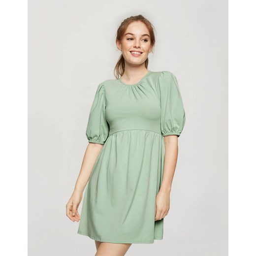 Miss Selfridge – Luźna sukienka w kolorze szałwiowym-Zielony Miss Selfridge 40 Asos Poland