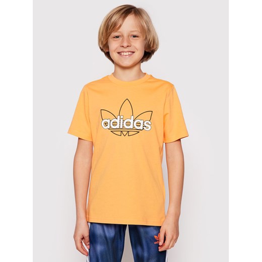 adidas T-Shirt Sprt Collection Graphic GN2300 Pomarańczowy Regular Fit 12_13Y MODIVO