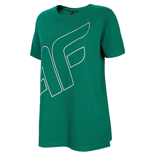 Koszulka T-shirt damska 4F TSD011 - zielony (H4L20-TSD011-41S) S promocja Military.pl
