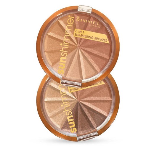 Rimmel London Sun Shimmer 3In1 Bronzer 9,9G 002 Bronze Goddess mania-perfum,pl