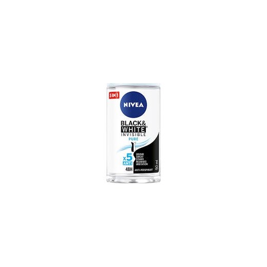 Nivea Invisible For Black & White Pure 48H Antyperspirant 50Ml Nivea mania-perfum,pl