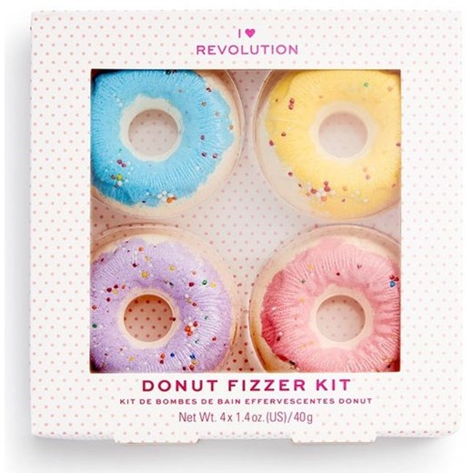 Makeup Revolution London I Heart Revolution Donut Fizzer Pianka Do Kąpieli 40G Blueberry Zestaw Upominkowy Makeup Revolution London mania-perfum,pl