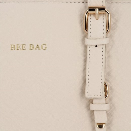Beżowa shopper bag Bee Bag matowa duża 