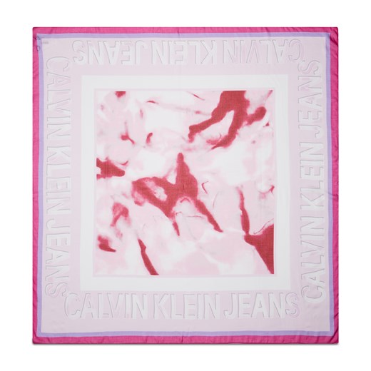 Szalik/chusta Calvin Klein w abstrakcyjne wzory 