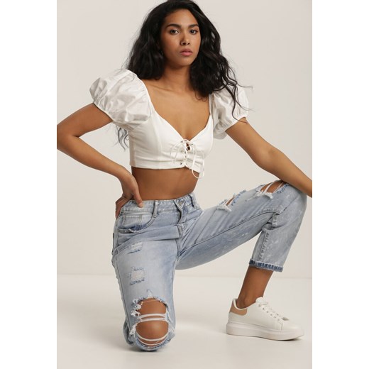 Niebieskie Jeansy Boyfriend Sharoris Renee 38 Renee odzież