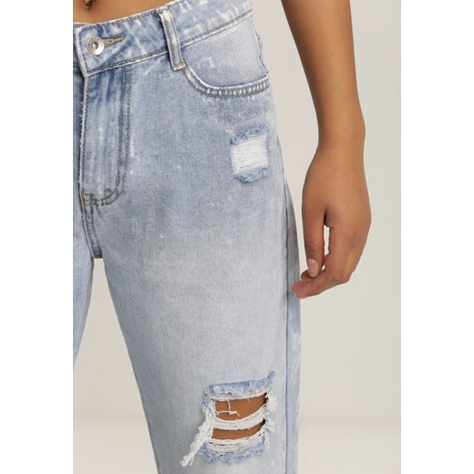 Niebieskie Jeansy Boyfriend Sharoris Renee 36 Renee odzież