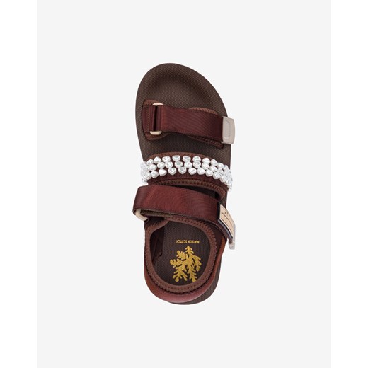Sandały damskie SCOTCH&SODA z klamrą na płaskiej podeszwie