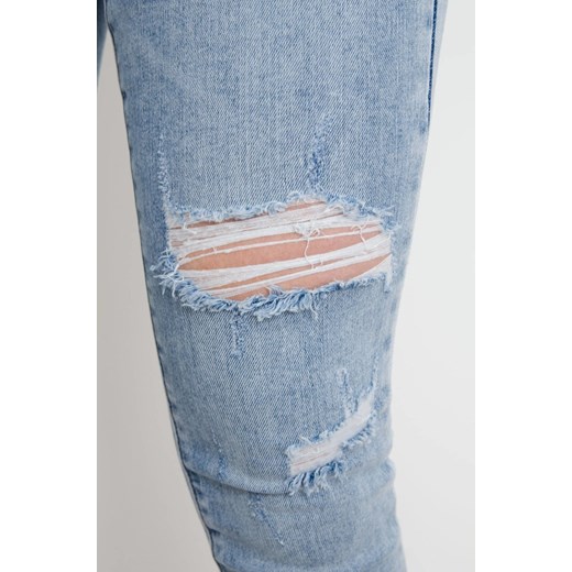 JASNE SPODNIE JEANSOWE Z PRZETARCIAMI PLUS SIZE ( L-4XL ) Olika 3XL olika.com.pl