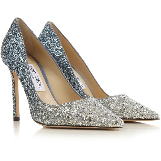 Jimmy Choo Czółenka oraz Szpilki Damskie, niebieski (Bluette), Skóra brokatowa, 2021, 36 37 37.5 38 39 40 Jimmy Choo 38 RAFFAELLO NETWORK