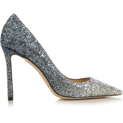Jimmy Choo Czółenka oraz Szpilki Damskie, niebieski (Bluette), Skóra brokatowa, 2021, 36 37 37.5 38 39 40 Jimmy Choo 39 RAFFAELLO NETWORK