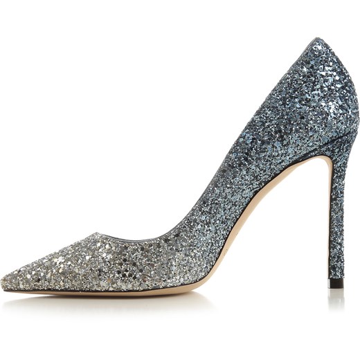 Jimmy Choo Czółenka oraz Szpilki Damskie, niebieski (Bluette), Skóra brokatowa, 2021, 36 37 37.5 38 39 40 Jimmy Choo 40 RAFFAELLO NETWORK